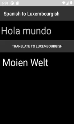 Spanish to Luxembourgish Translator android App screenshot 3